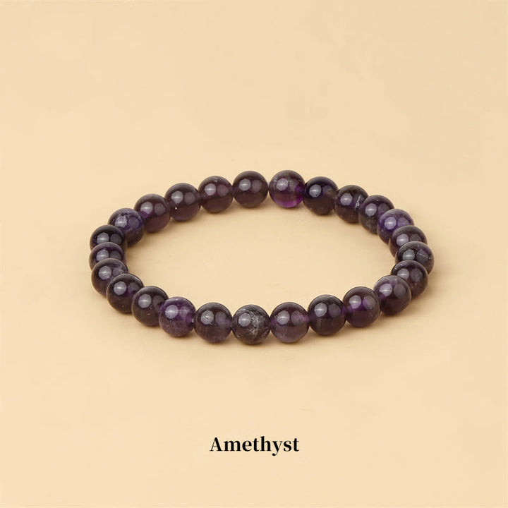 Buddha Stones 天然石クォーツ ヒーリングブレスレット