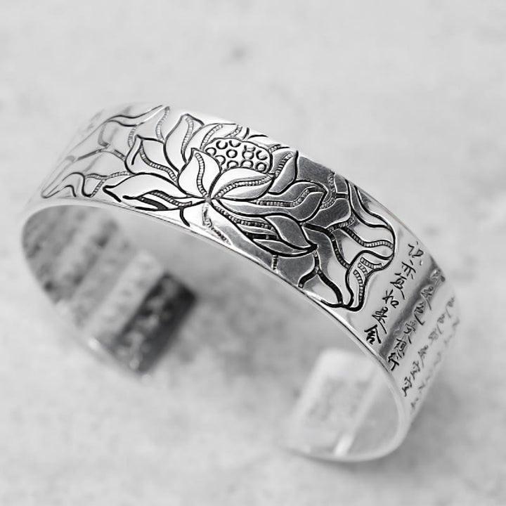 Buddha Stonesチベット蓮白銅幸運ブレスレット