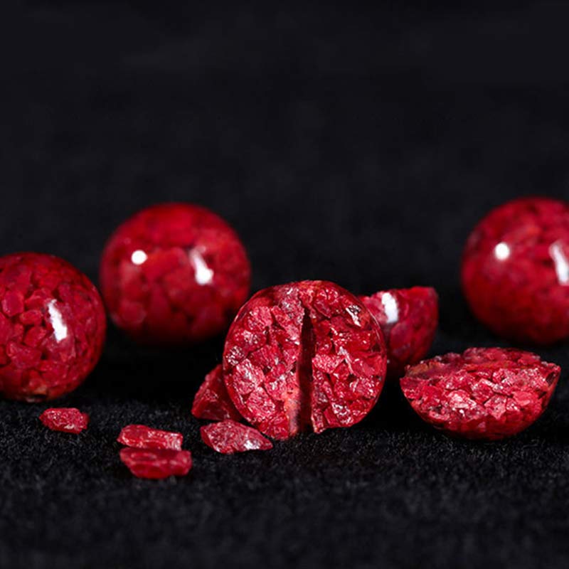 Buddha Stonesの辰砂の祝福の赤い紐のブレスレット(子供用)