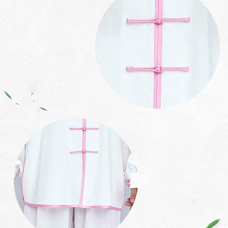 Buddha Stones瞑想禅祈りスピリチュアル太極拳気功練習ユニセックス刺繍服セット - image 18