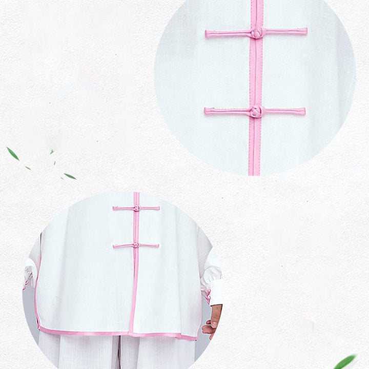 Buddha Stones瞑想禅祈りスピリチュアル太極拳気功練習ユニセックス刺繍服セット - image 18