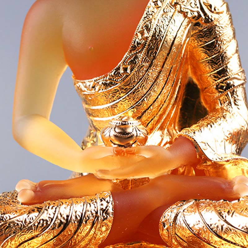 Buddha Stones手作り 置物 劉里 芸術作品 静寂の像 家へのお供え物 装飾