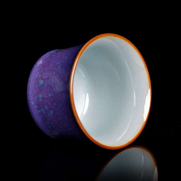 Buddha Stones変陶器竹デザインティーカップカンフーティーカップ