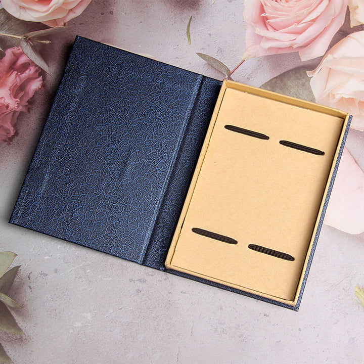 Buddha Stonesオリオール 鳥 花 黒檀 木製 ブックマーク ギフトボックス付き