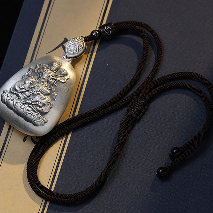 Buddha Stones999 スターリングシルバー十二支誕生仏般若心経 刻印入り 守護ネックレス ペンダント - image 6