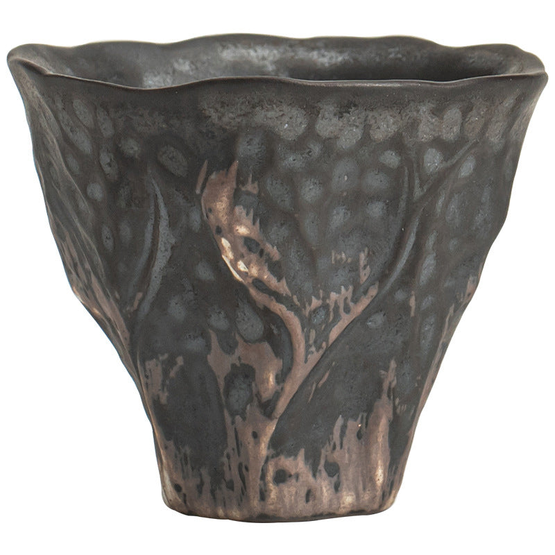 Buddha Stones蓮の花型 禅 陶器 ティーカップ カンフー ティーカップ 50ml