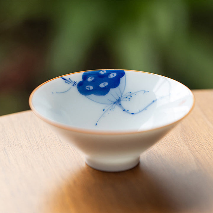 Buddha Stones曼荼羅花鯉蓮鳥柿ティーカップカンフーティーカップ50ml