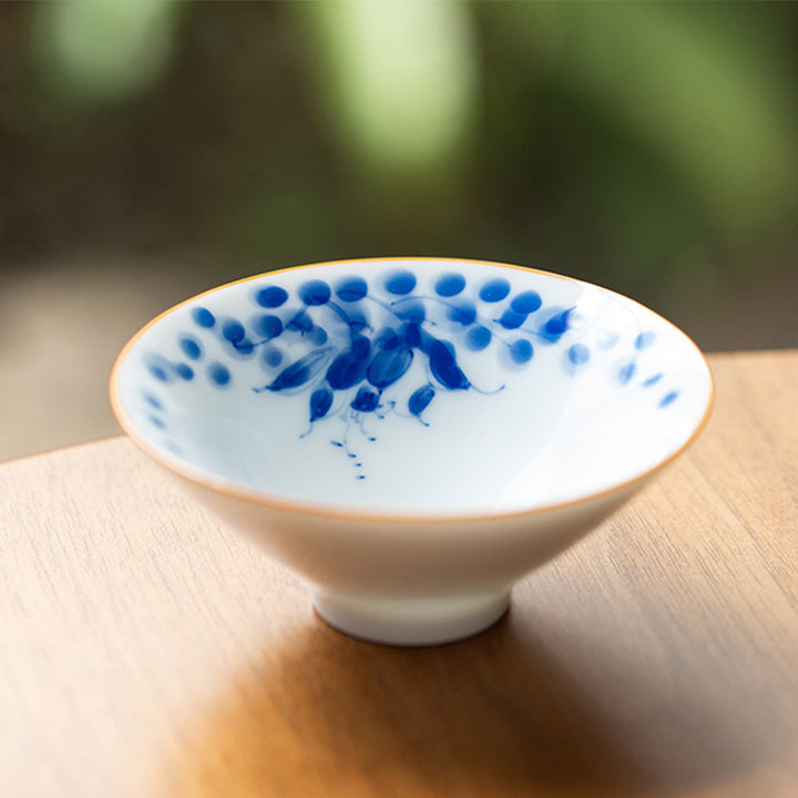 Buddha Stones曼荼羅花鯉蓮鳥柿ティーカップカンフーティーカップ50ml