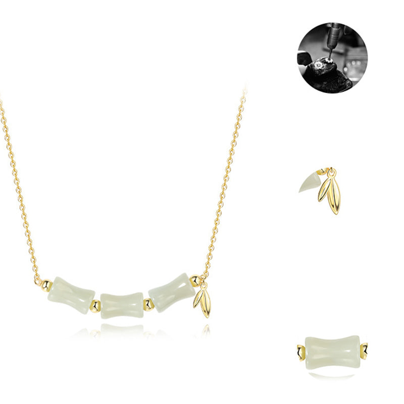 Buddha Stones925 スターリングシルバー 和田翡翠 竹フーキャラクター 繁栄のネックレス ペンダント ブレスレット