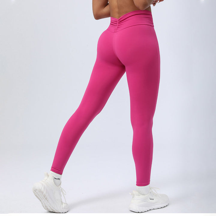 Buddha Stones 2点セット バックレス アシンメトリーデザイン トップブラ ショーツ レギンス パンツ フィットネス ヨガ 衣装セット - image 23