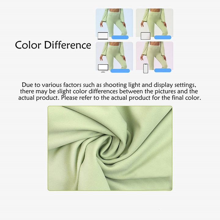 Buddha Stonesロングスリーブ バックレス ストラップ トップブラ フレアパンツ フィットネス ヨガ ウェア - image 7