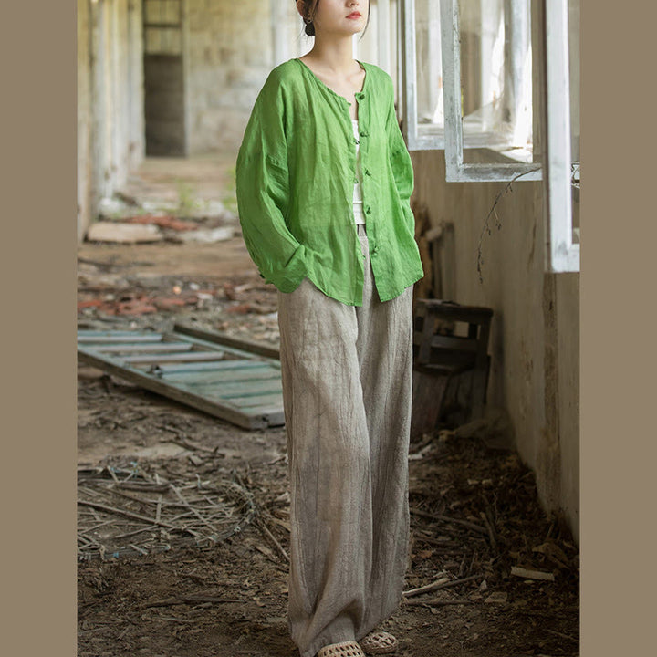 Buddha Stonesレトロ タイダイ ハーレムパンツ カジュアル レディース ヨガパンツ ポケット付き - image 13