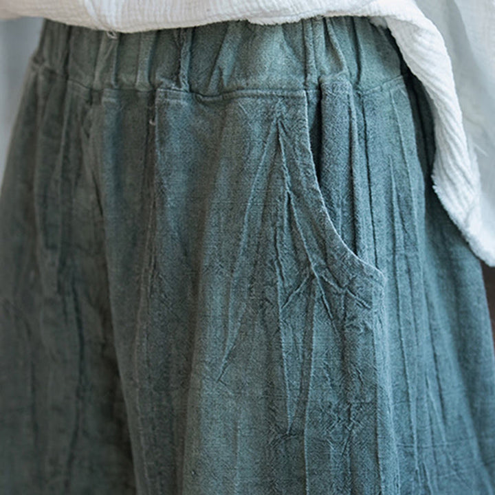 Buddha Stonesレトロ タイダイ ハーレムパンツ カジュアル レディース ヨガパンツ ポケット付き - image 33