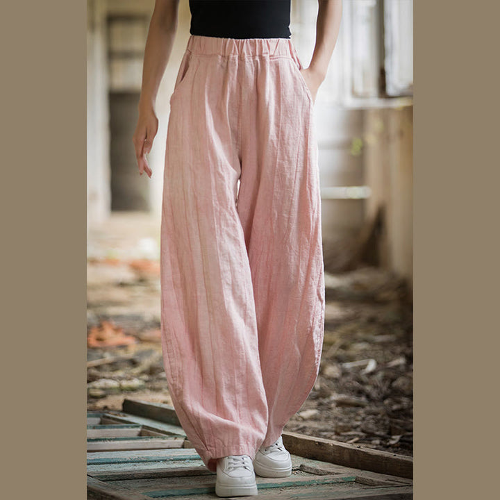 Buddha Stonesレトロ タイダイ ハーレムパンツ カジュアル レディース ヨガパンツ ポケット付き - image 36