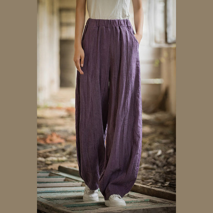 Buddha Stonesレトロ タイダイ ハーレムパンツ カジュアル レディース ヨガパンツ ポケット付き - image 47