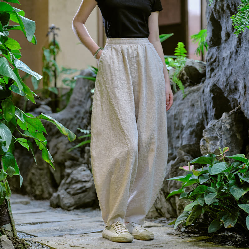 Buddha Stones無地 ゆったり ヨガ ハーレムパンツ ポケット付き - image 9