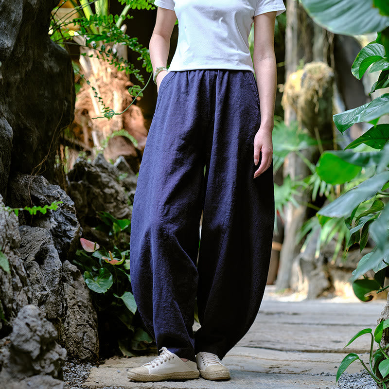 Buddha Stones無地 ゆったり ヨガ ハーレムパンツ ポケット付き - image 19