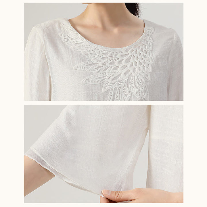 Buddha Stones 2点セット 長袖 カエルボタン 瞑想 祈り 禅 練習 太極拳 ユニフォーム 衣類 レディース セット