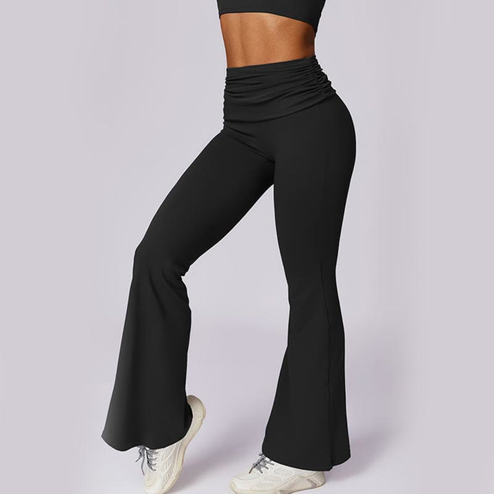 Buddha Stonesノースリーブ バックレス ストラップ タンクトップ ブラ フレアパンツ スポーツ フィットネス ヨガ - image 35