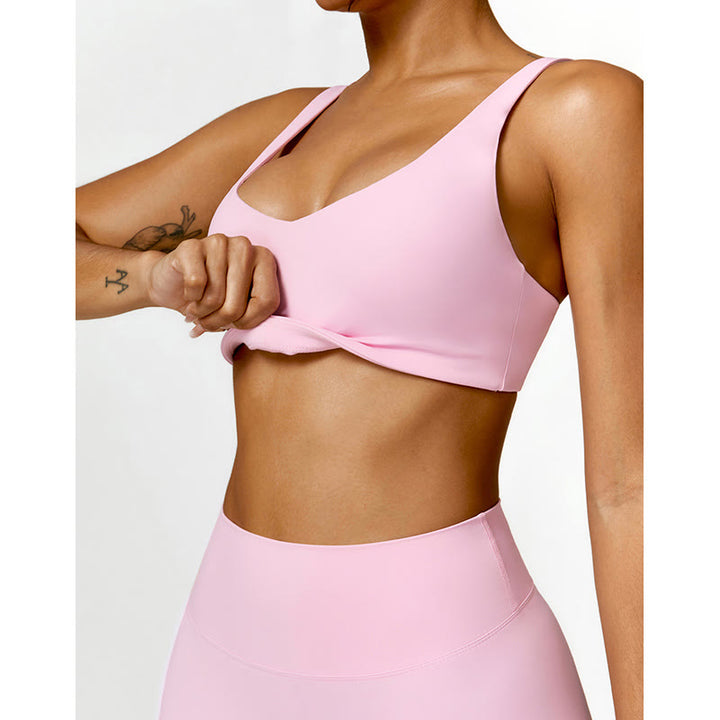 Buddha Stonesジム スポーツ ヨガ バックレス ブラ クロップ タンクトップ ショーツ - image 39