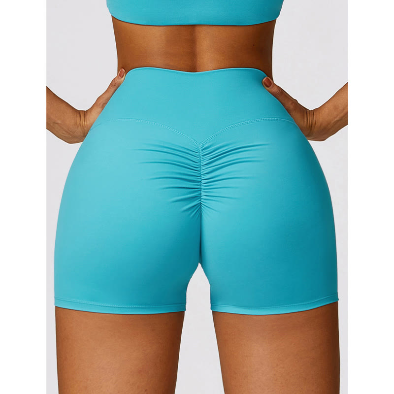 Buddha Stonesジム スポーツ ヨガ バックレス ブラ クロップ タンクトップ 通気性 ショーツ