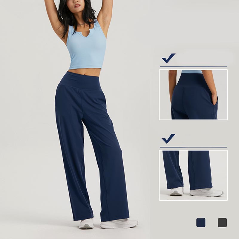 Buddha Stonesハイウエスト 通気性 トラックパンツ スポーツ フィットネス ヨガ用