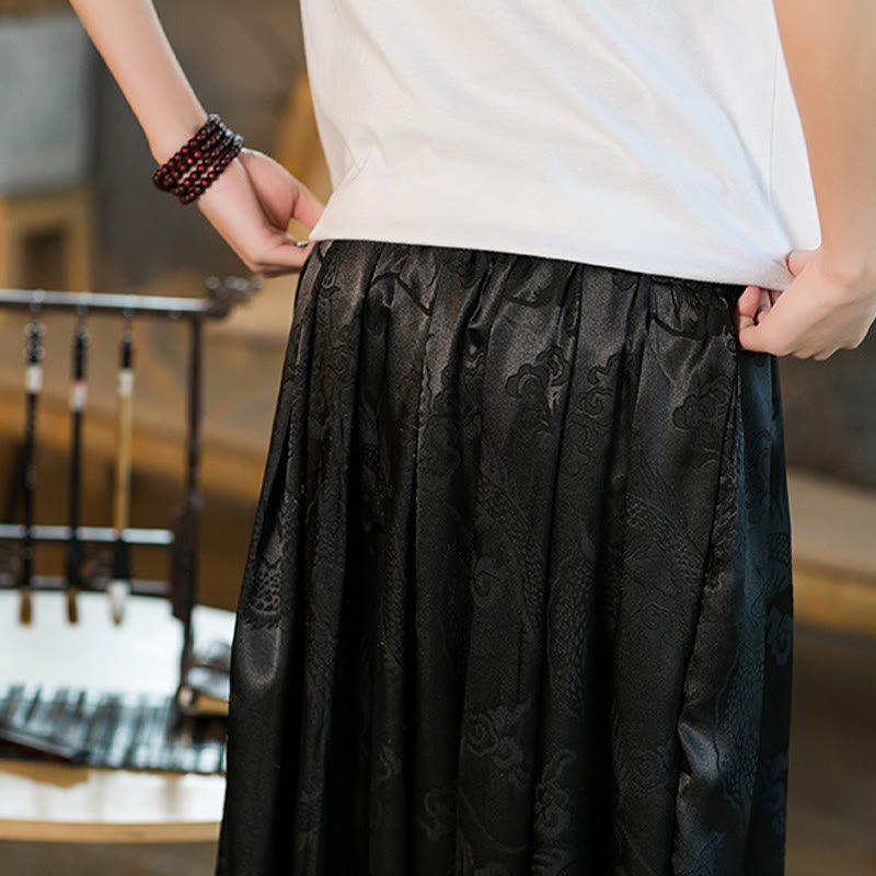 Buddha Stones ゆったりシルエット メンズ ハーレムパンツ ポケット付き