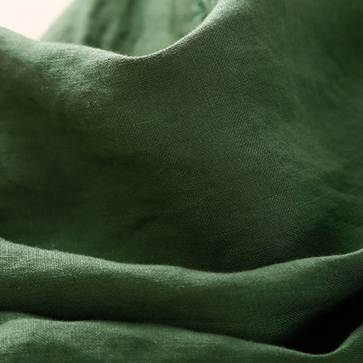 Buddha Stones無地フラワー ルーズドローストリング ハーレムパンツ ポケット付き - image 25