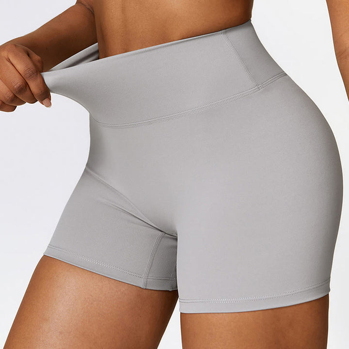 Buddha Stones無地 クロップ タンクトップ ハイウエスト ショーツ スポーツ フィットネス ジム ヨガ ウェア - image 34