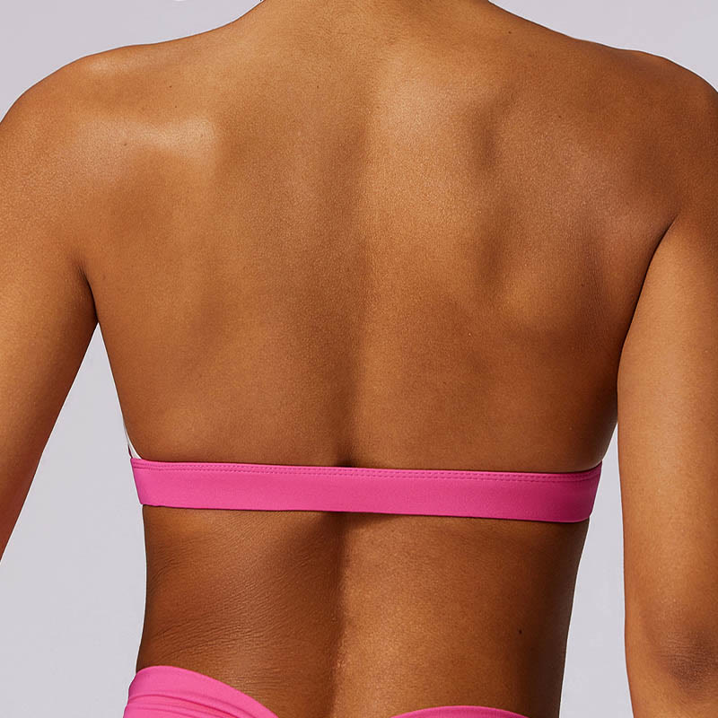 Buddha Stones無地 ホルターネック ブラ 長袖 クロップ タンクトップ パンツ スポーツ フィットネス ジム ヨガ 衣装