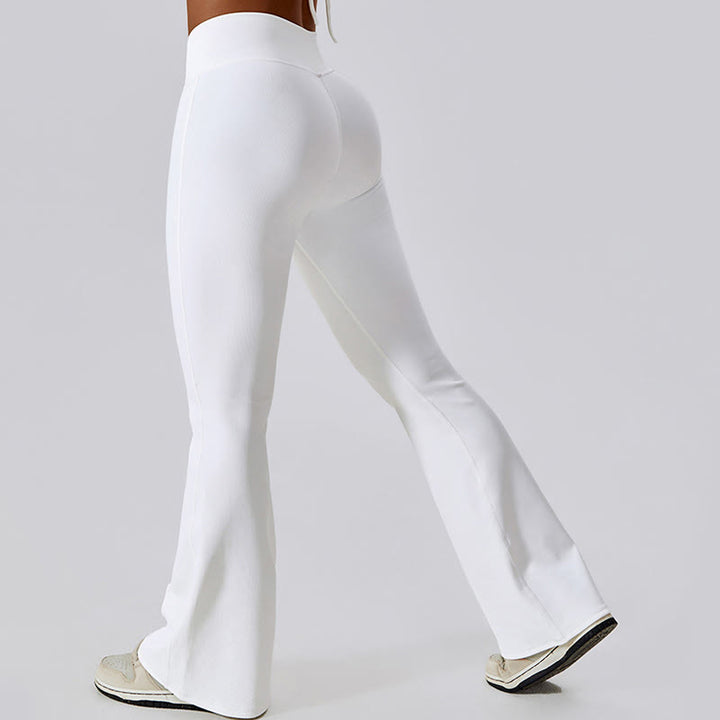 Buddha Stonesノースリーブ クロップ タンクトップ フレアパンツ スポーツ フィットネス ヨガ