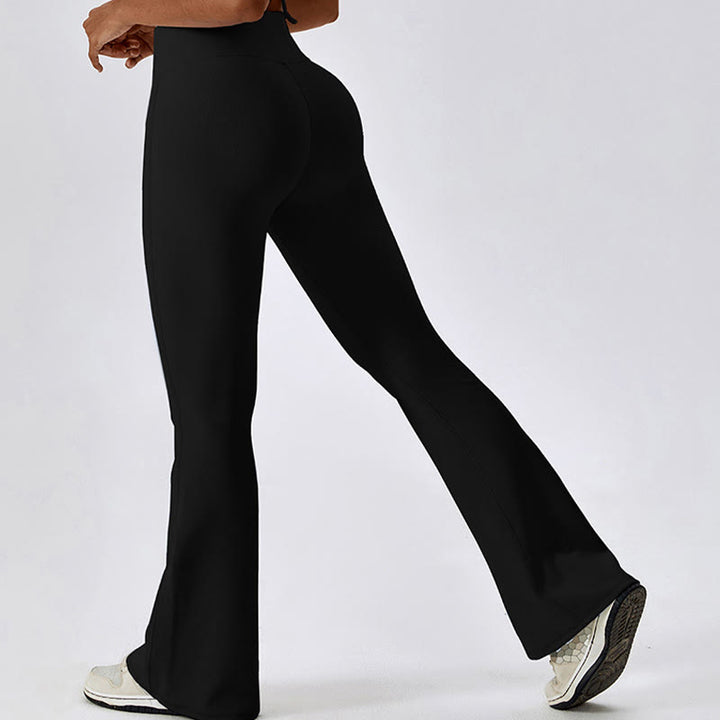 Buddha Stonesノースリーブ クロップ タンクトップ フレアパンツ スポーツ フィットネス ヨガ