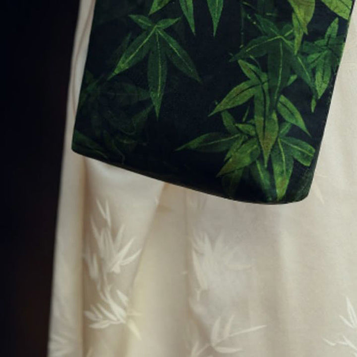 Buddha Stonesの小さなメープルリーフ柿メタルチェーンクロスボディバッグショルダーバッグ携帯電話バッグ