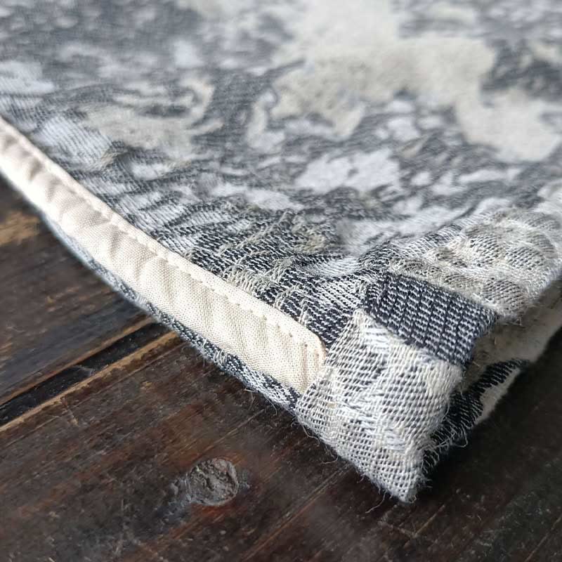 Buddha Stonesブラックグレープリント カエルボタンデザイン 長袖 コットンリネン ジャケット シャツ ポケット付き - image 11