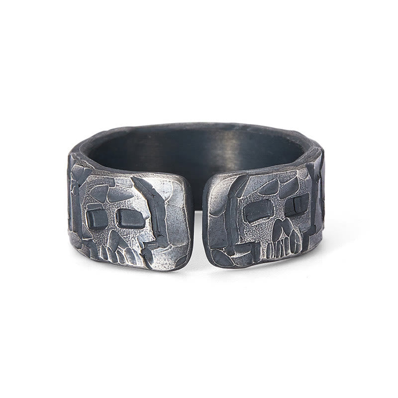 Buddha Stones999 スターリングシルバー スケルトン模様 ハンドメイド 祝福リング - image 3