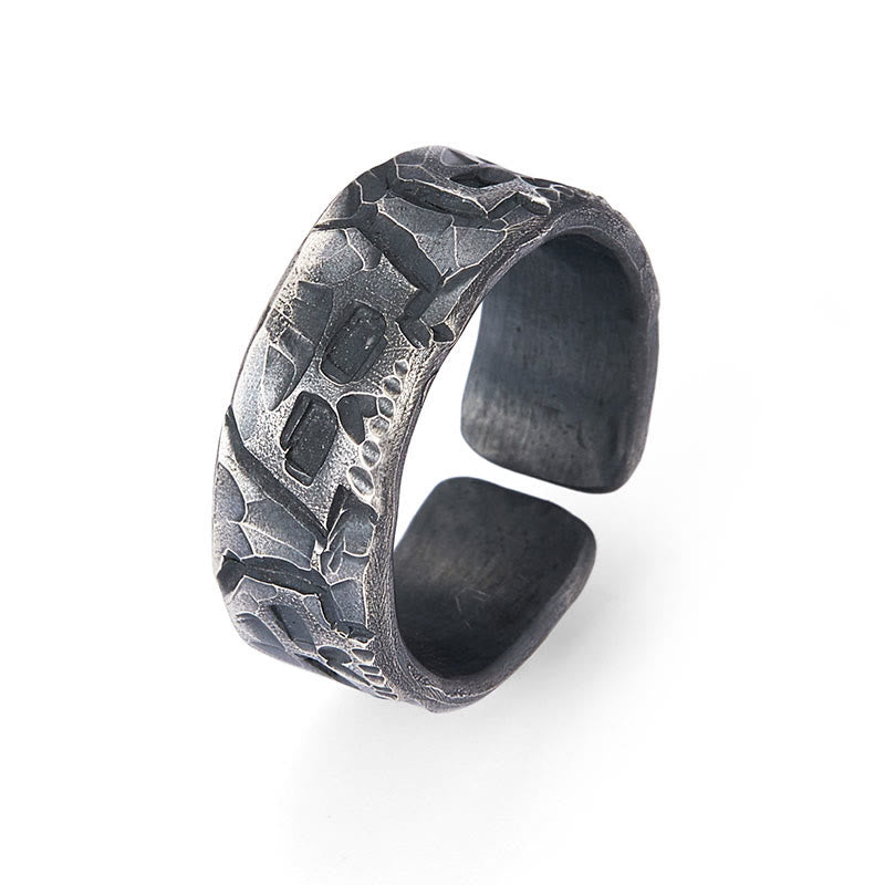 Buddha Stones999 スターリングシルバー スケルトン模様 ハンドメイド 祝福リング - image 11