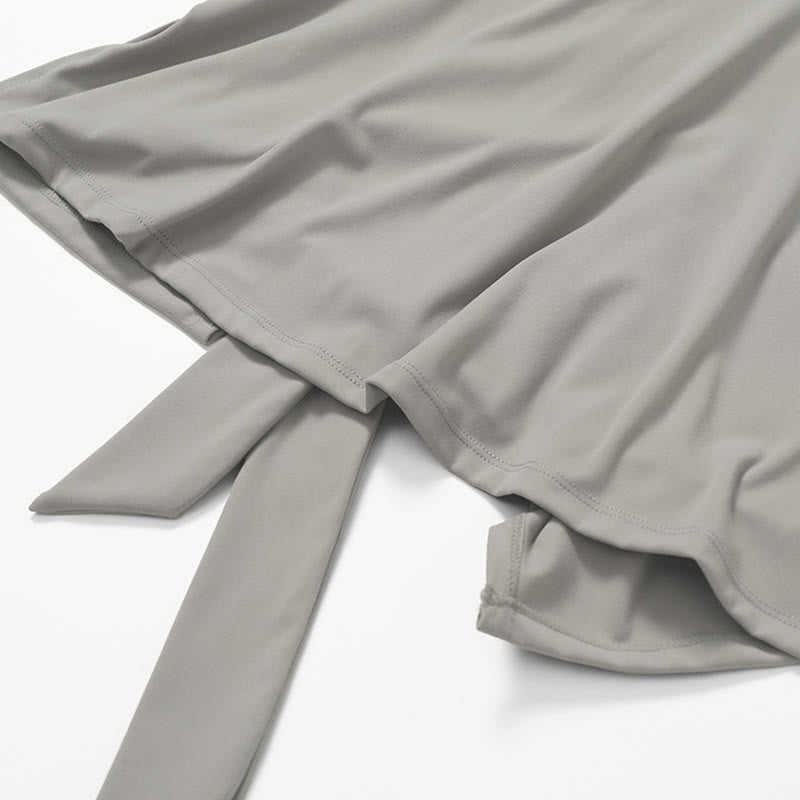 Buddha Stones無地 スポーツ テニス ヨガ レースアップ レディース スポーツドレス