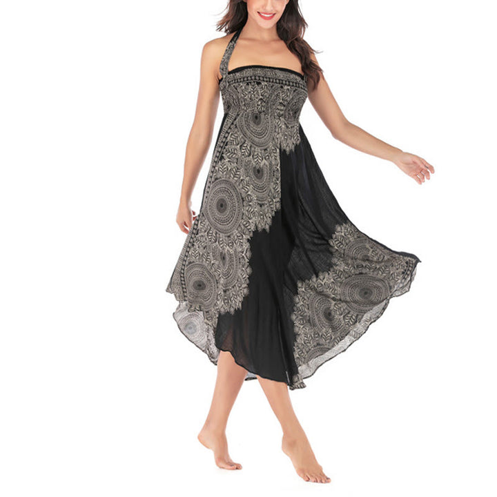 Buddha Stonesのツースタイルウェア、ボヘミアンマンダラフラワービーチスカートドレス - image 19