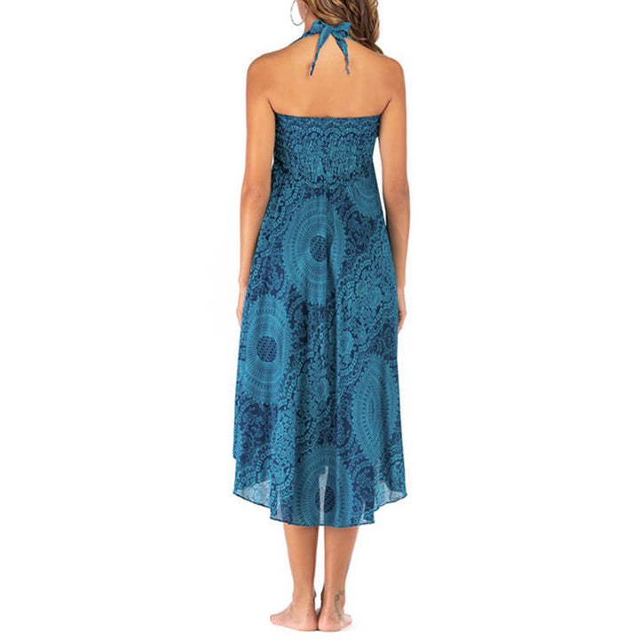 Buddha Stonesの2つのスタイルで着るボヘミアンコンパスローズフラワースカートドレス - image 20