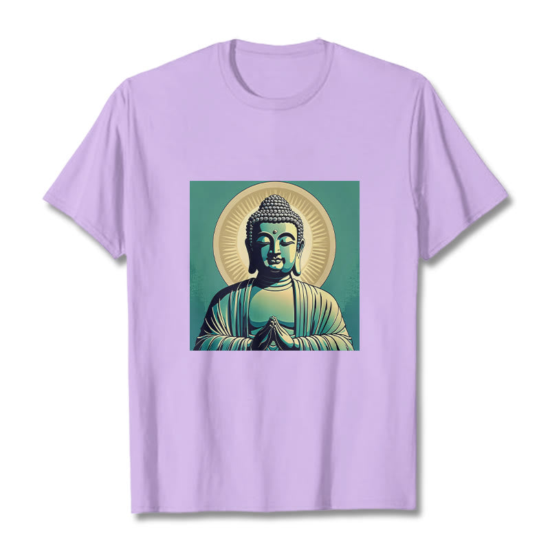 Buddha StonesオーラグリーンブッダTシャツ - 梅 - 2XL - image 16