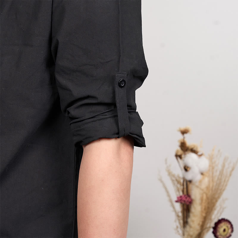 Buddha Stones無地 七分袖 メンズ Tシャツ - image 4