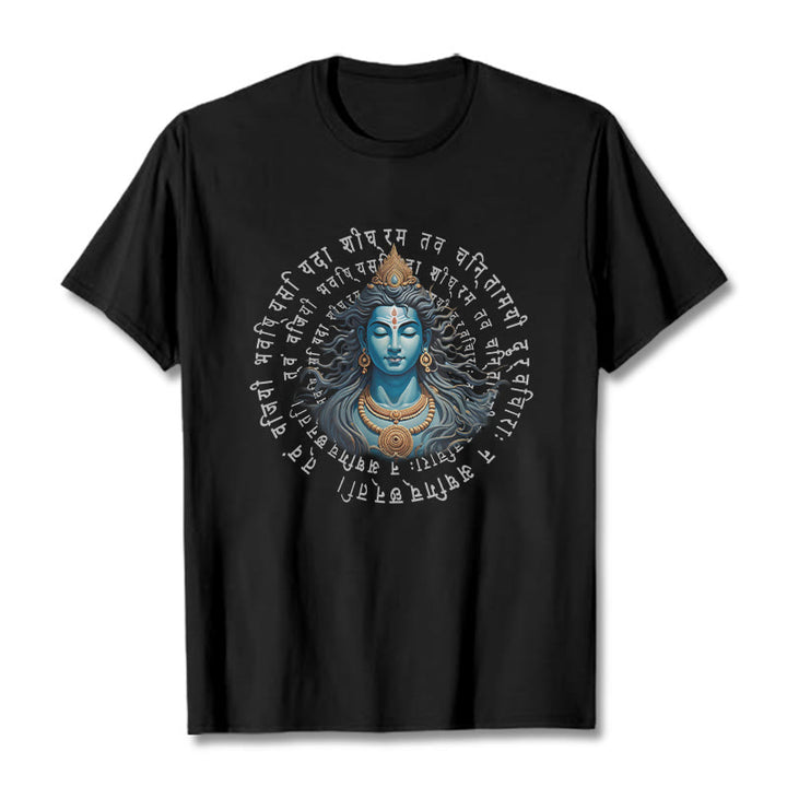 Buddha Stonesサンスクリット語 学ぶと勝利 Tシャツ - 黒 - 2XL - image 1