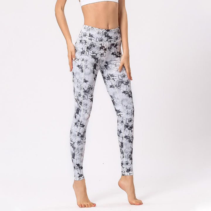 Buddha Stonesのカラフルなプリントパンツ スポーツ エクササイズ フィットネス レギンス レディース ヨガパンツ - image 13