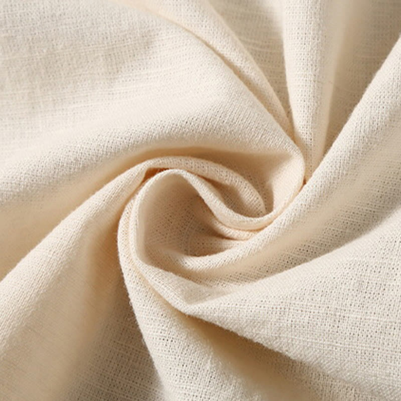 Buddha Stonesサマー メンズ 半袖 ボタンダウン コットンリネンシャツ - image 14