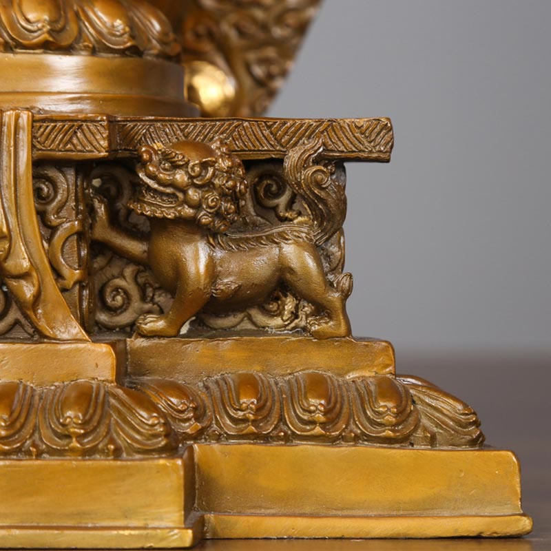 Buddha Stones手作り 千手観音 観音菩薩 富貴 真鍮 銅像 装飾