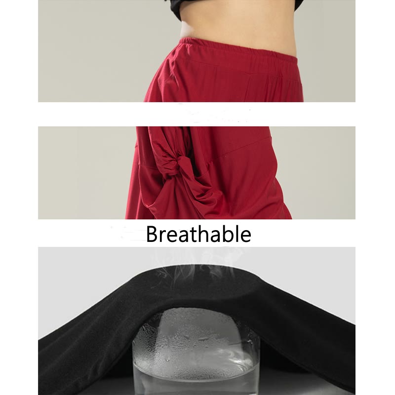 Buddha Stones無地 モダール ダンス ヨガ 通気性パンツ - image 6