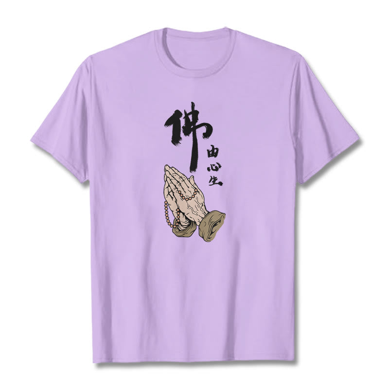 Buddha Stonesの祈りTシャツ - 梅 - 2XL - image 15