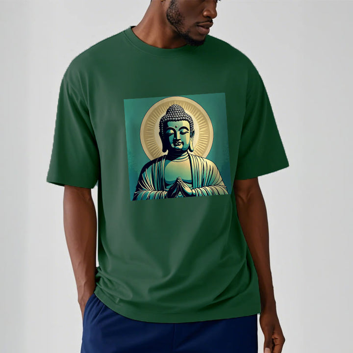 Buddha StonesオーラグリーンブッダTシャツ - image 13