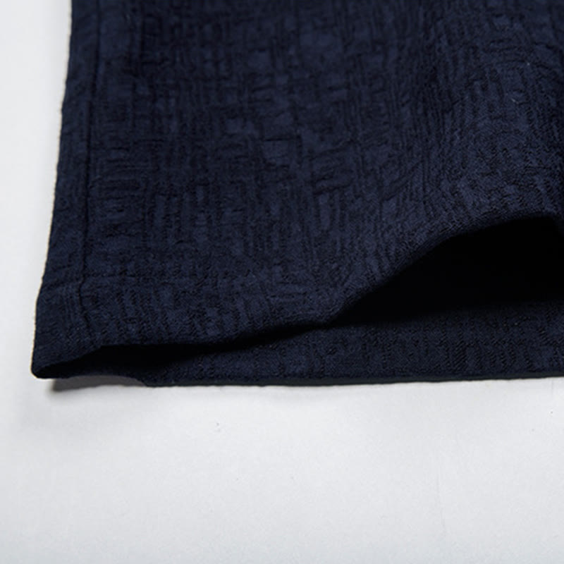 Buddha Stones無地中国唐装コットンリネンジャケットメンズ服 - image 18