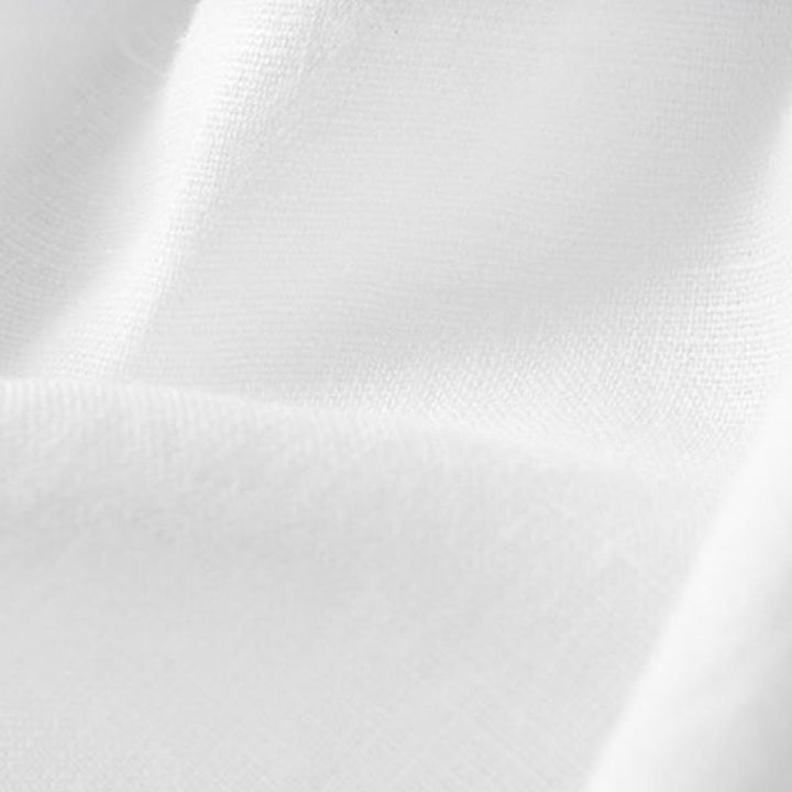 Buddha Stones無地長袖ボタンシャツリネンメンズ服 - image 5